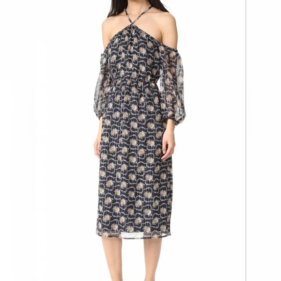 NWT Club Monaco Tansa Dress, Color Sapphire/Bleu Size 00 - Picture 1 of 16